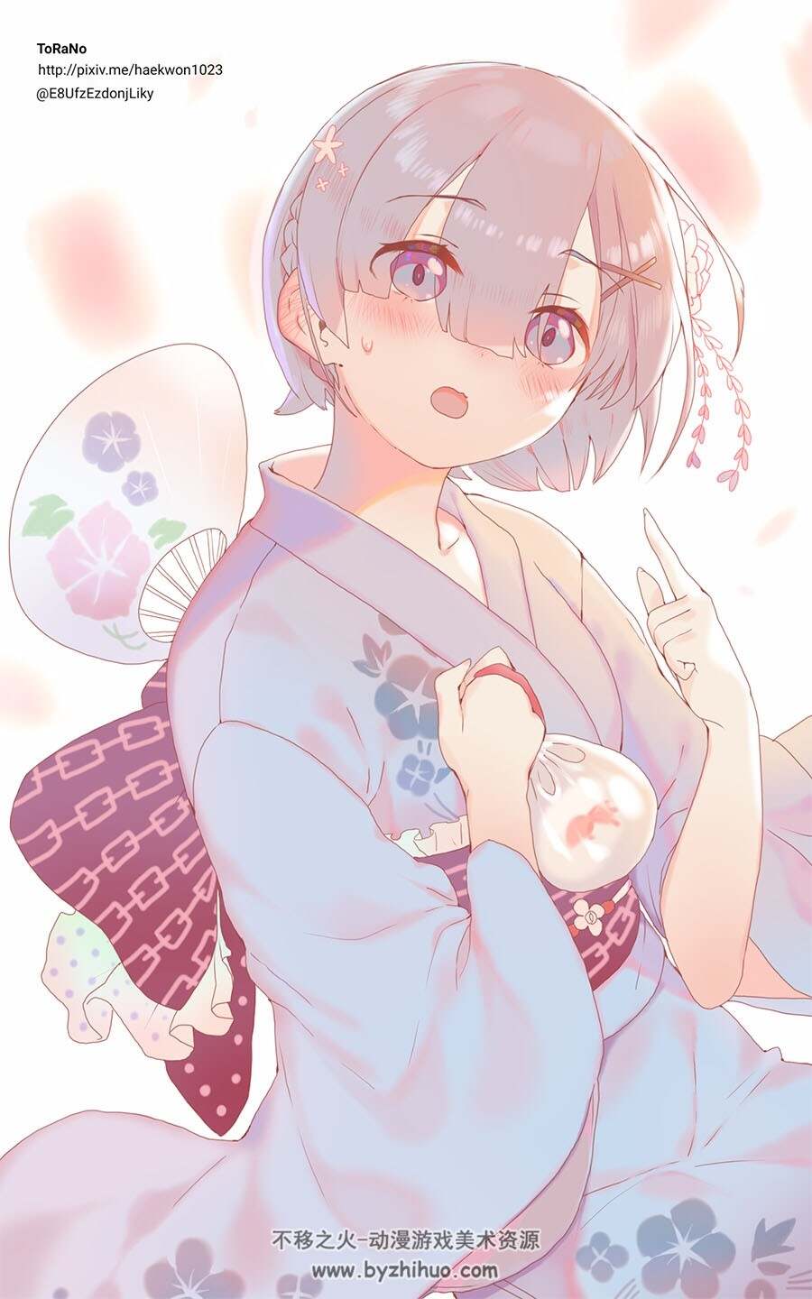 插画师ToRaNo 动漫人物插画图包 百度网盘下载