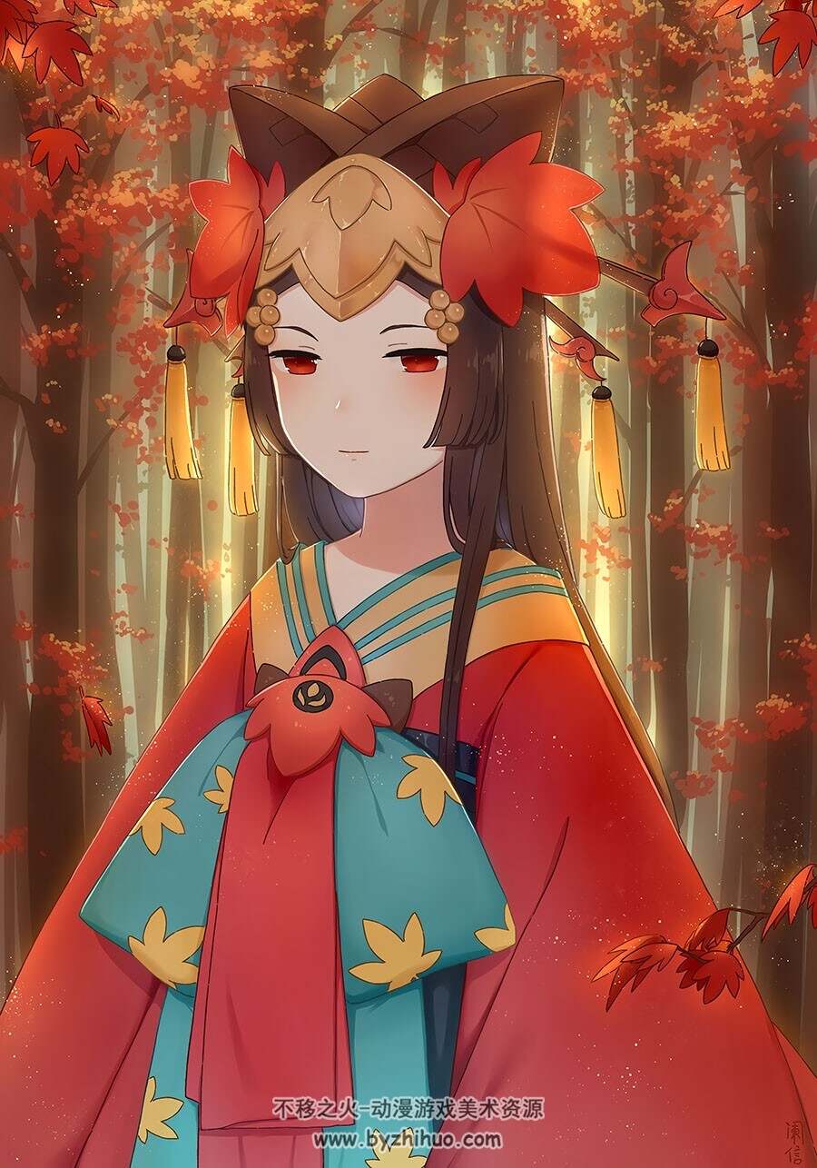 画师Genkwa 可爱人物 插画壁纸图包 百度网盘下载