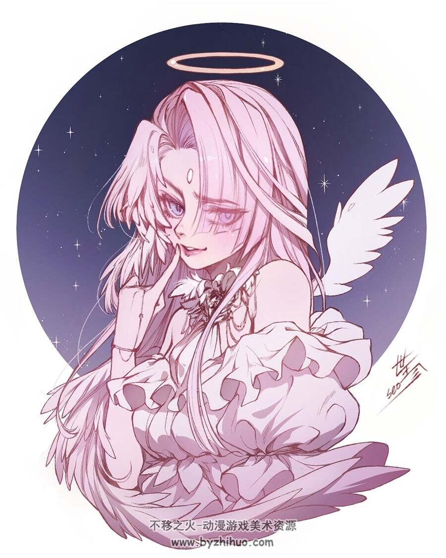 画师 Bebseo世珍 动漫游戏同人插画作品图包 百度网盘下载