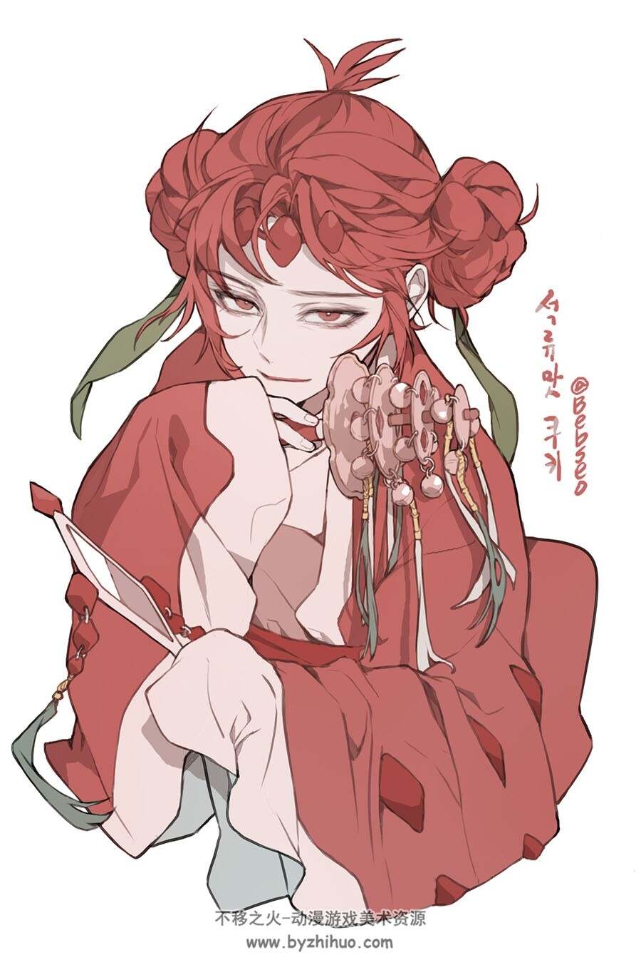 画师 Bebseo世珍 动漫游戏同人插画作品图包 百度网盘下载