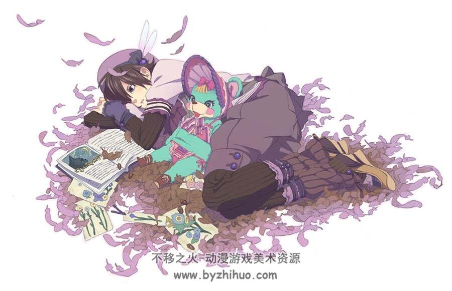 画师ほにゃらら HonyaLala 插画作品图包 百度网盘下载