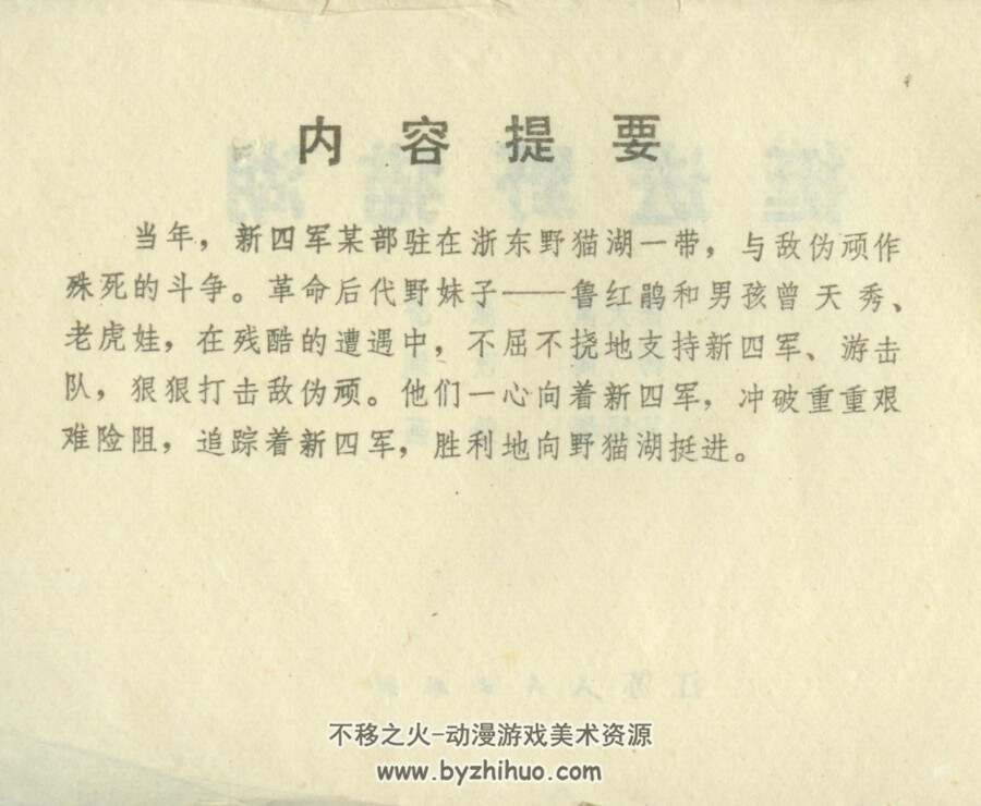 挺进野猫湖 PDF格式连环画 百度网盘下载