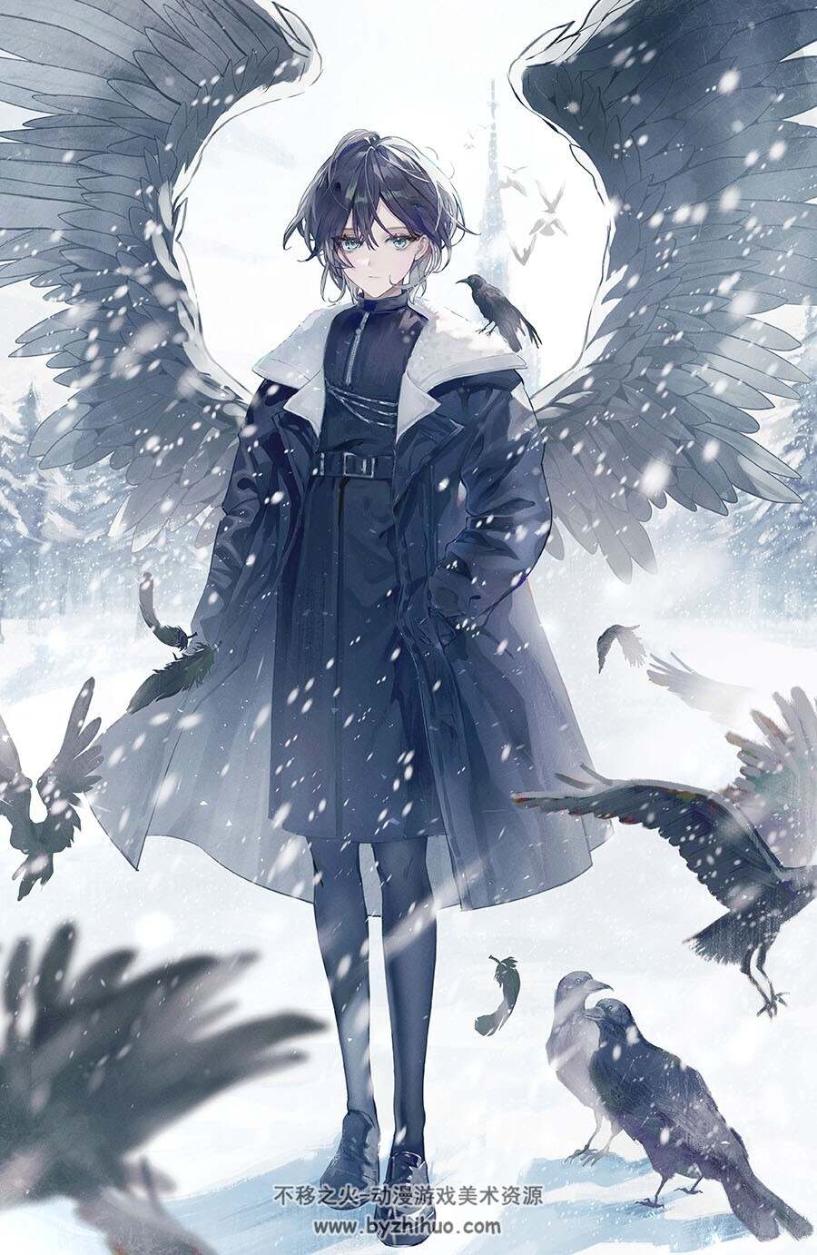 画师Chanyeon 插画作品图包 百度网盘下载