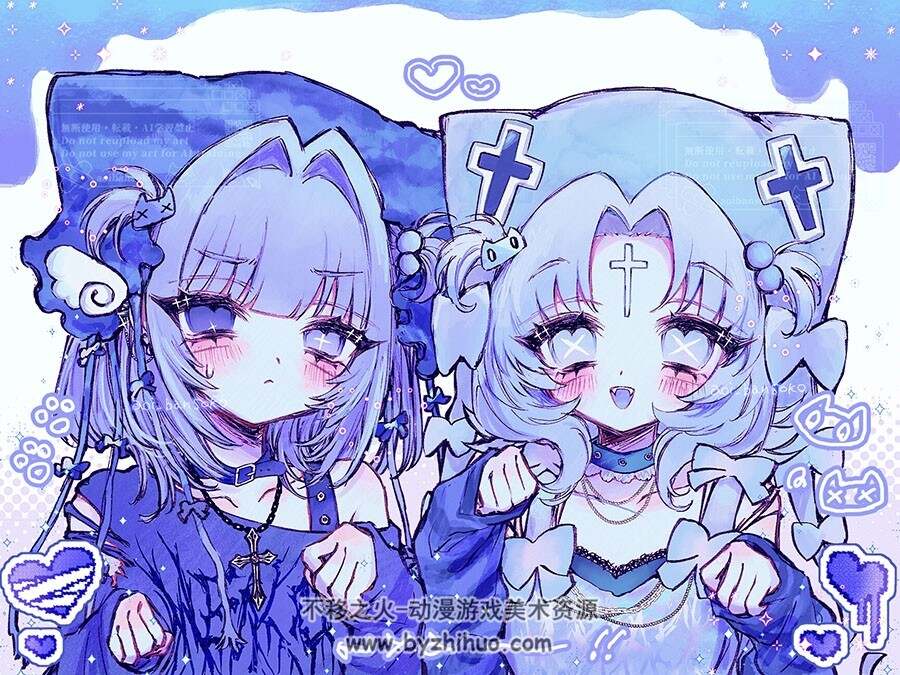 画师どりぃむぶる〜 可爱的女孩子 插画作品图包 百度网盘下载