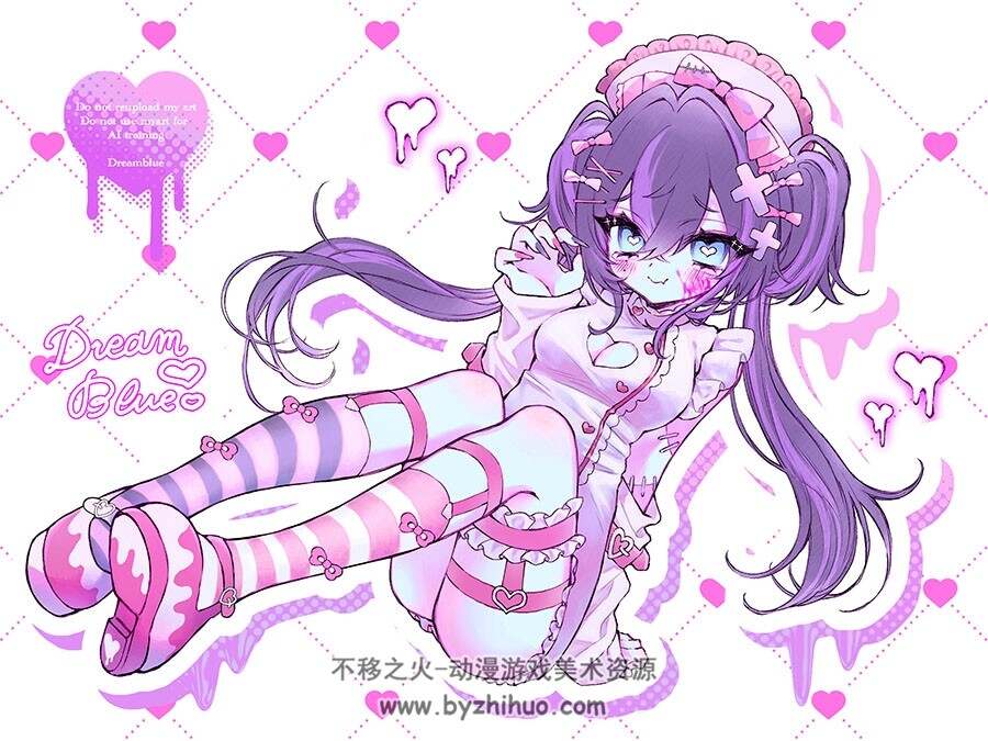 画师どりぃむぶる〜 可爱的女孩子 插画作品图包 百度网盘下载