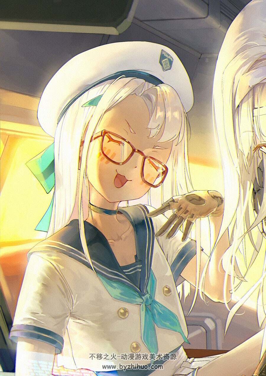 画师fibi 二次元人物插画作品图包 百度网盘下载