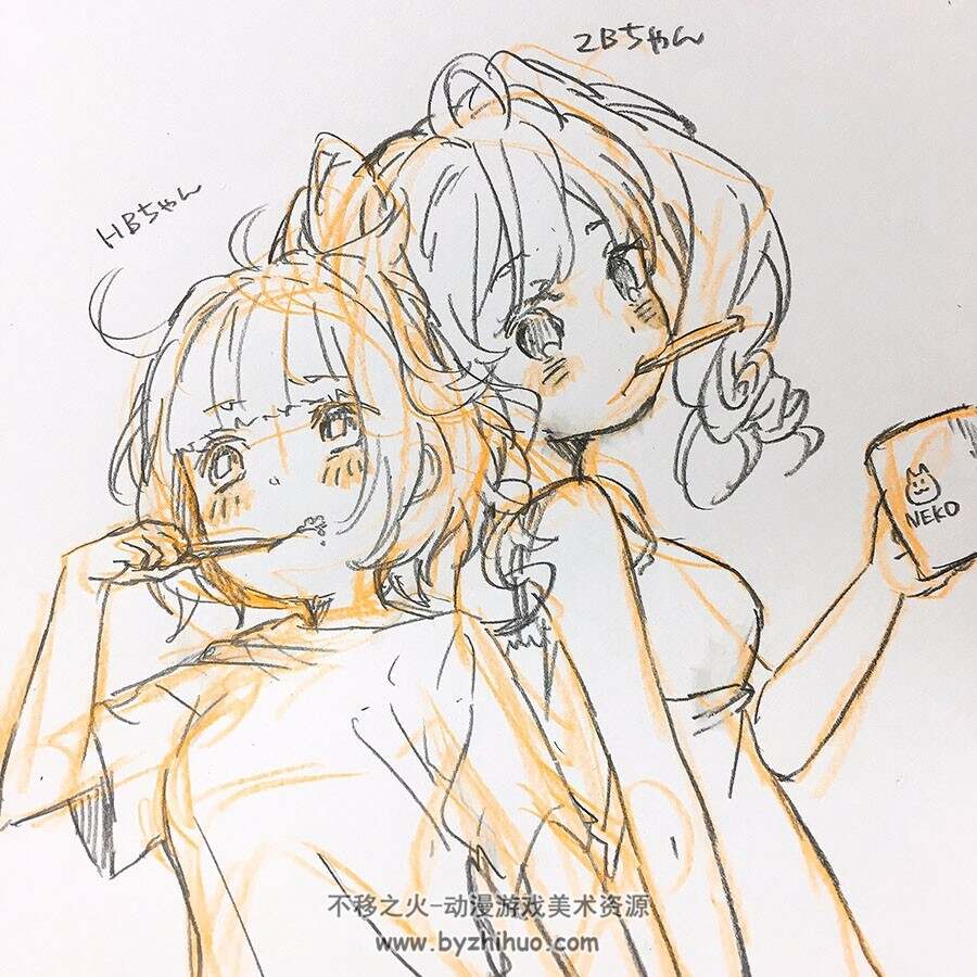 画师油布京子 美术插画作品图包 百度网盘下载