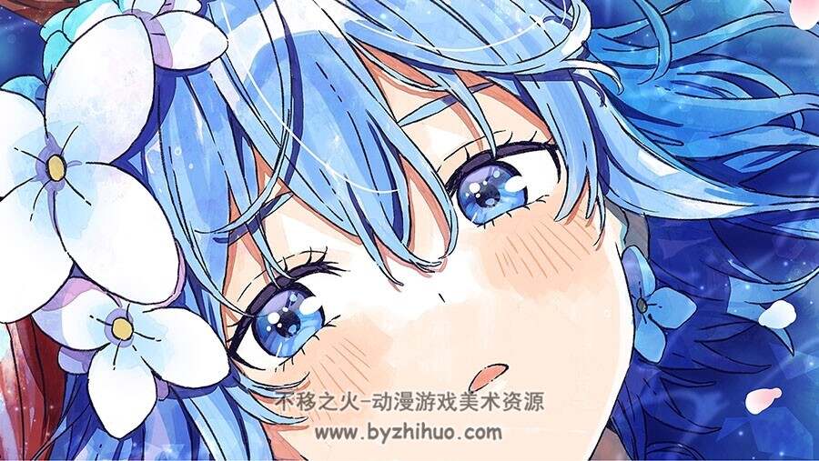 画师油布京子 美术插画作品图包 百度网盘下载
