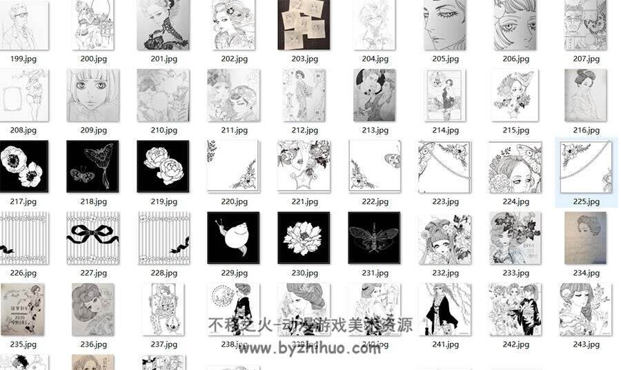 安野梦洋子 插画以及手绘作品图包 百度网盘下载