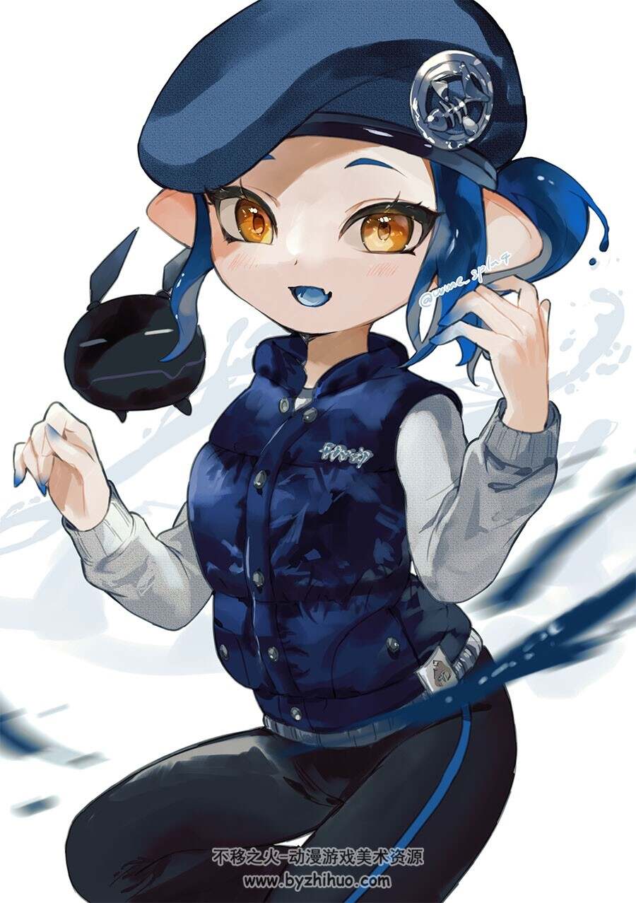 画师うめ 可爱纸片人插画美术作品图包 百度网盘下载