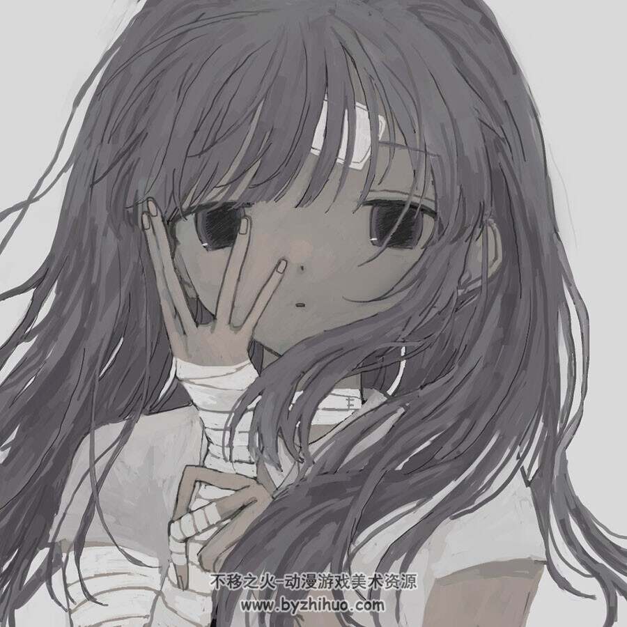 画师のろヰ 二次元人物插画图包 百度网盘下载