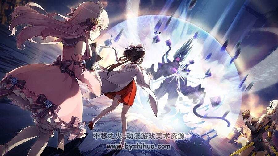 少女咖啡枪2：双生视界 角色壁纸图包 百度网盘下载