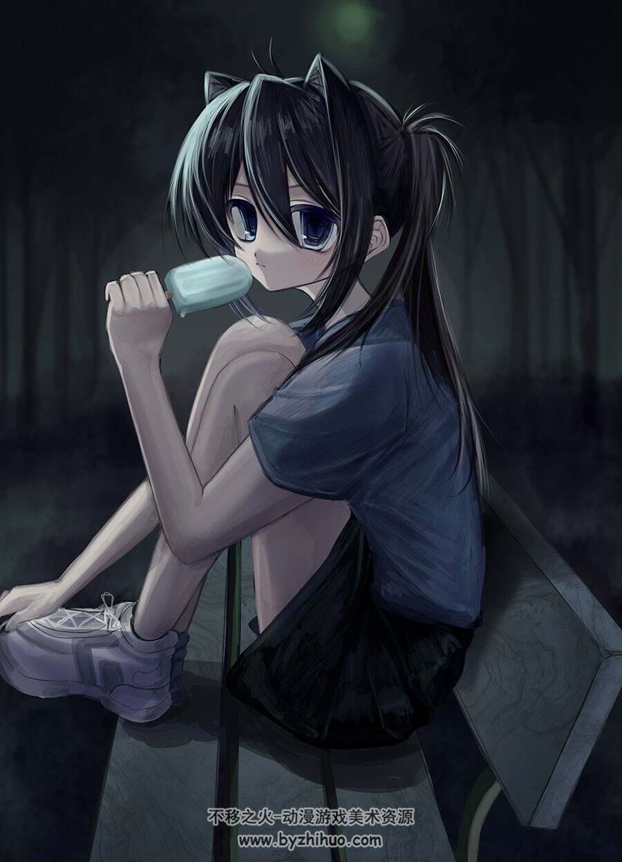 画师 おやすみ 二次元角色插画图包 百度网盘下载