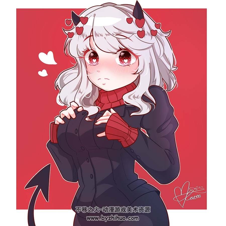 画师ラテちゃん 二次元插画图包 百度网盘下载