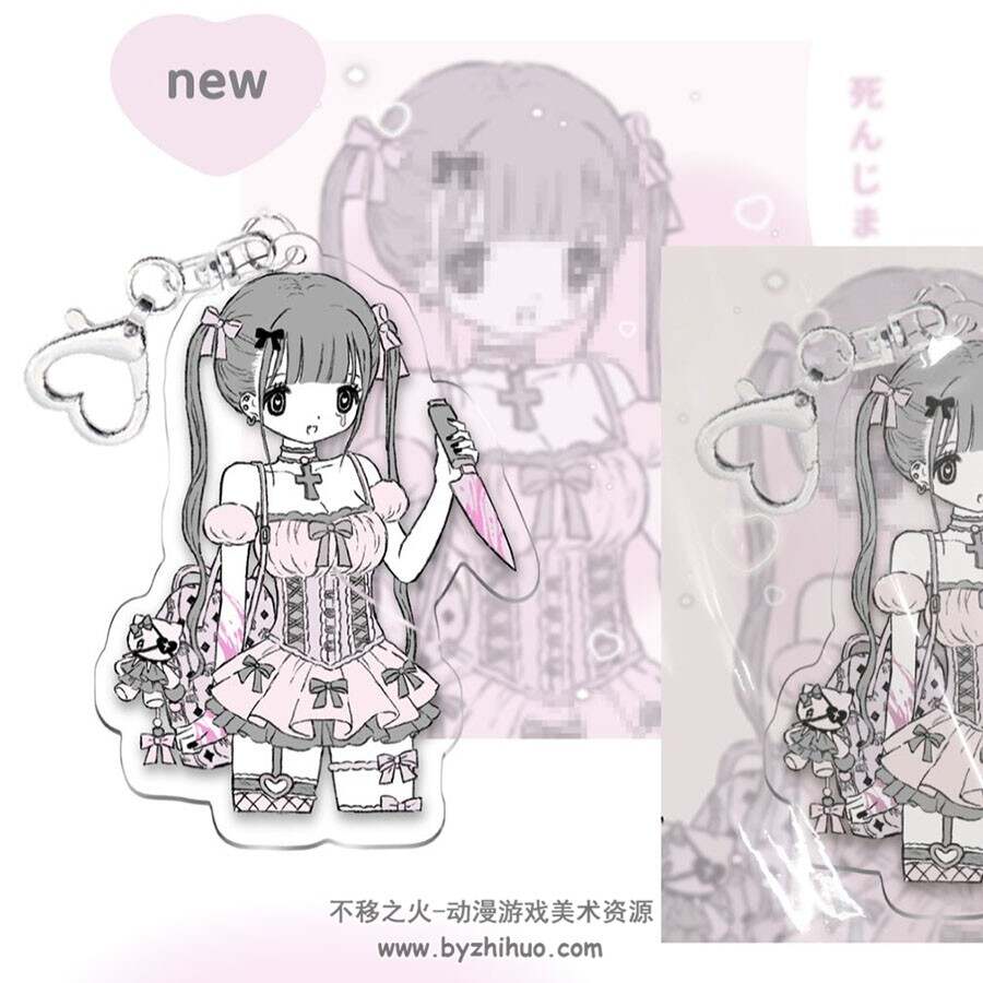 画师milkyhearts 可爱的人物插画图包 百度网盘下载