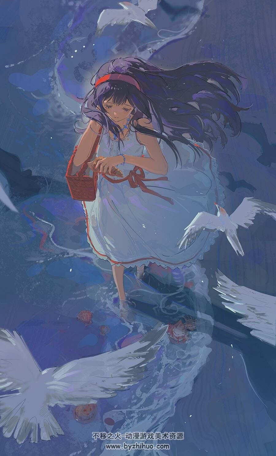 画师Hano 动漫人物插画作品图包 百度网盘下载