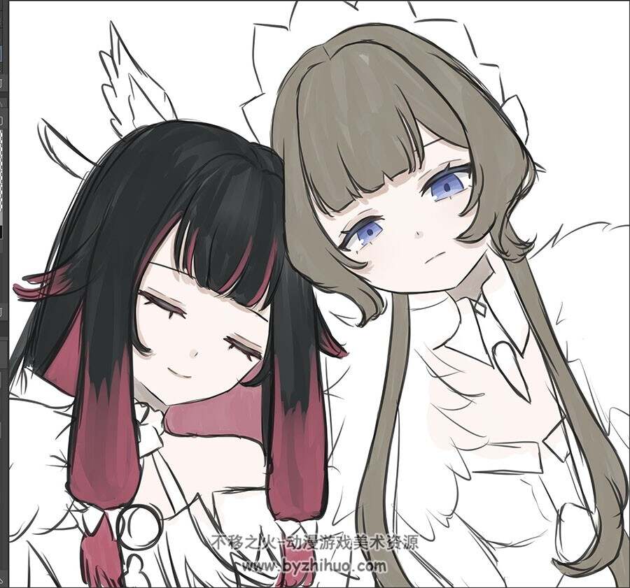 画师こゆき“哥伦比娅”同人插画作品图包 百度网盘下载