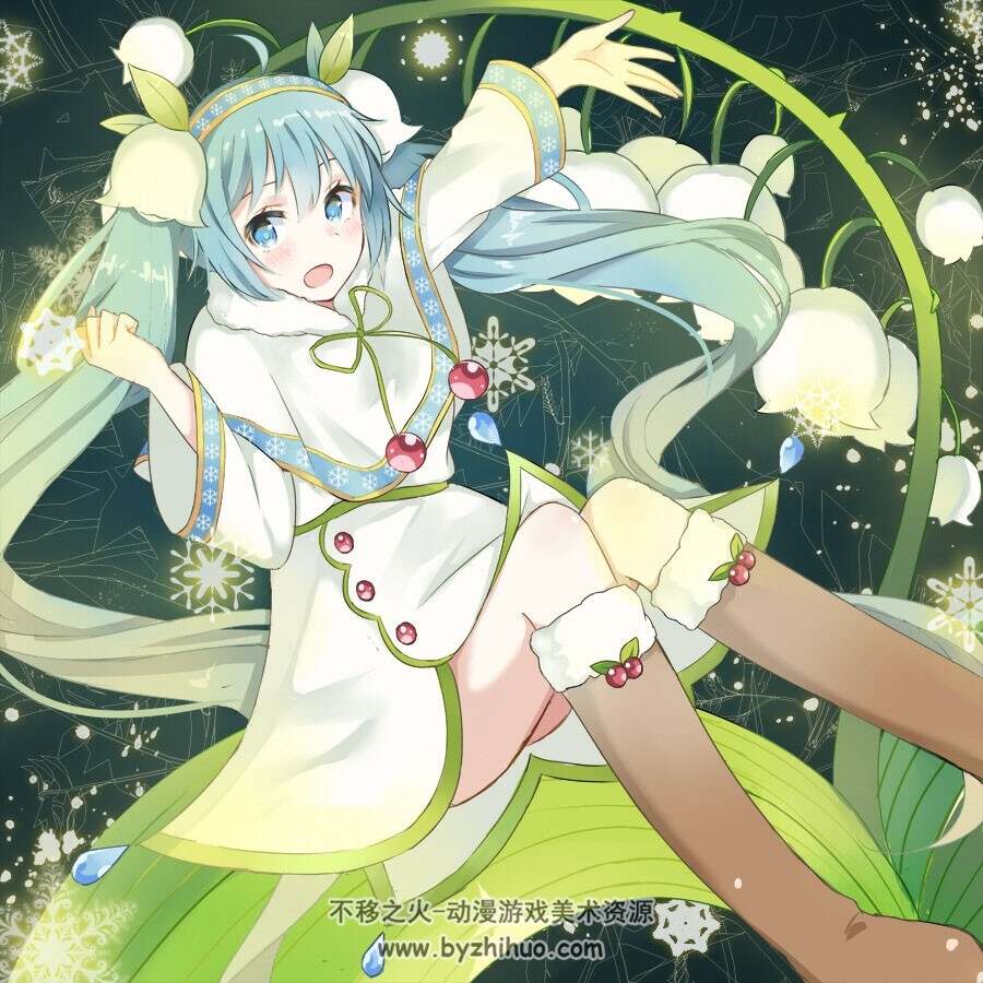 画师Swon 可爱的女孩纸插画图包 百度网盘下载