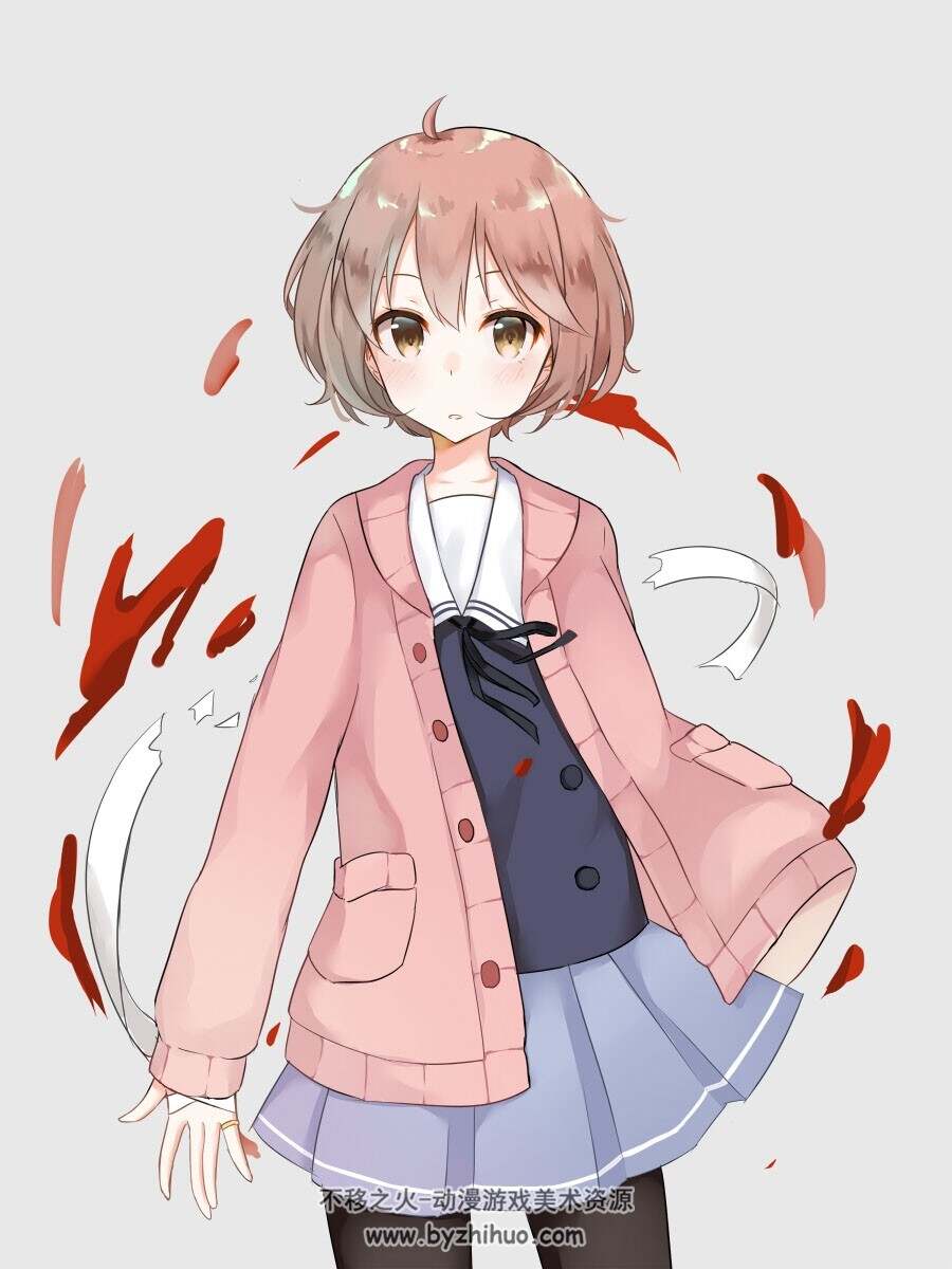 画师Swon 可爱的女孩纸插画图包 百度网盘下载