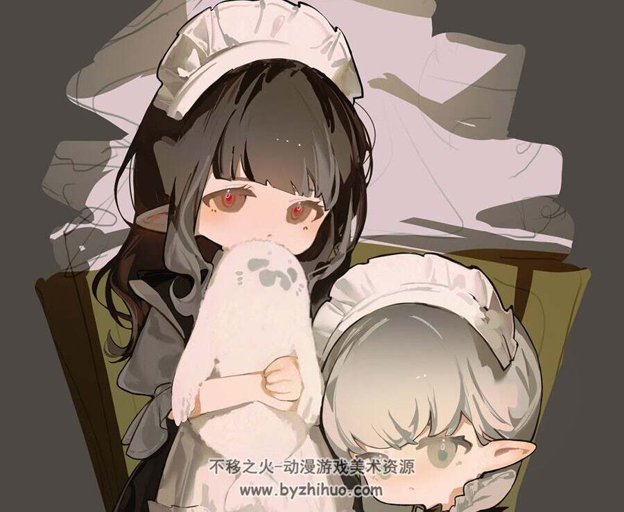 画师fcjfior 插画绘画作品图包 百度网盘下载