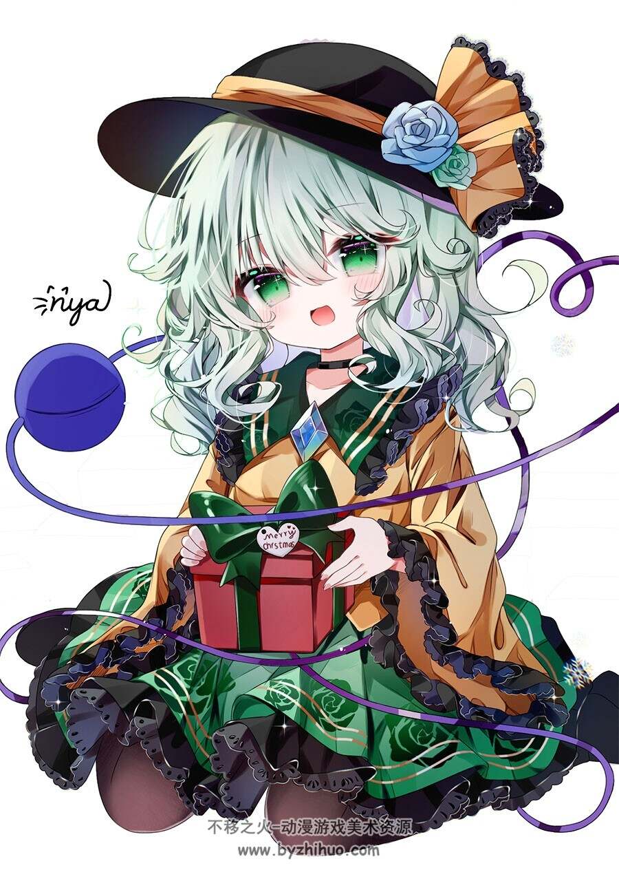 画师Nya 软萌人物插画作品图包 百度网盘下载