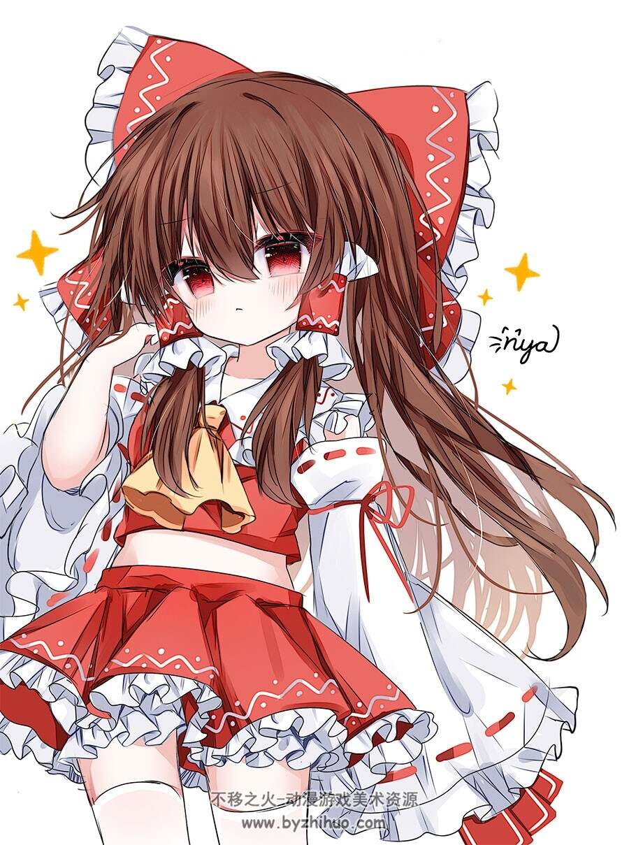 画师Nya 软萌人物插画作品图包 百度网盘下载