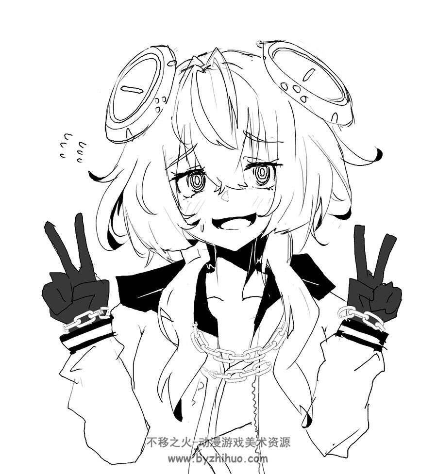 画师Qri 二次元插画作品图包 百度网盘下载