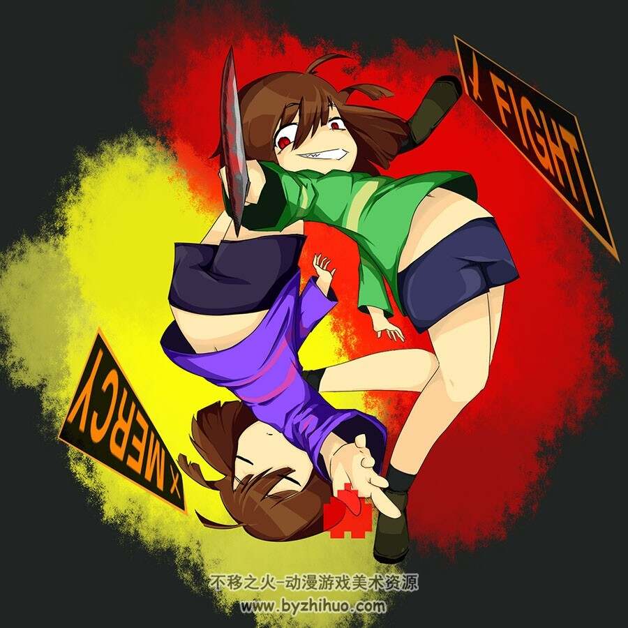画师Qri 二次元插画作品图包 百度网盘下载