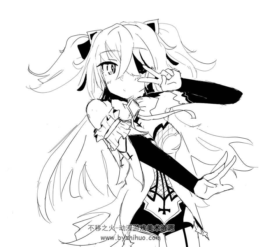 画师Qri 二次元插画作品图包 百度网盘下载