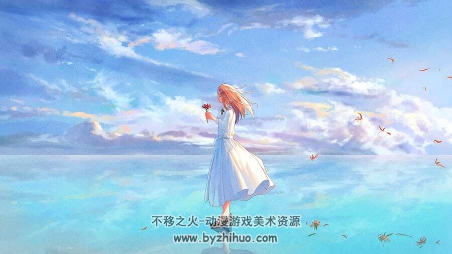 画师 しゅろくshurock 唯美插画图包 百度网盘下载