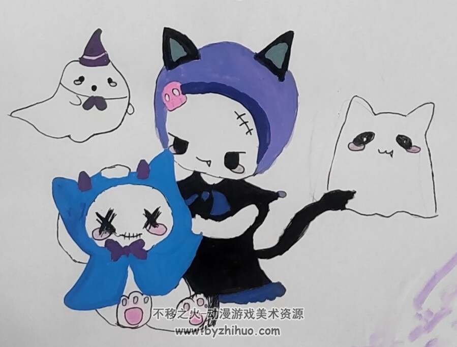 可可爱爱的宝宝手绘
