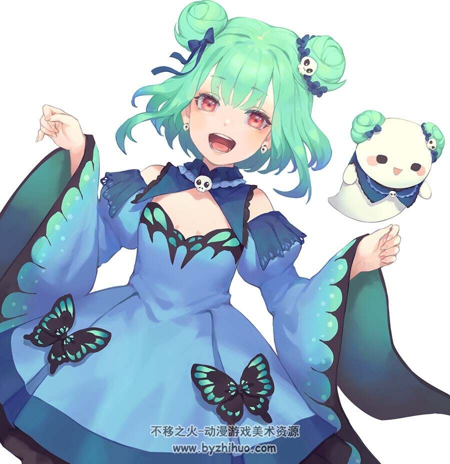 画师Bibimbub 二次元人物插画图包 百度网盘下载