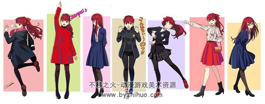 画师ようづき 葉月 二次元插画作品 百度网盘下载