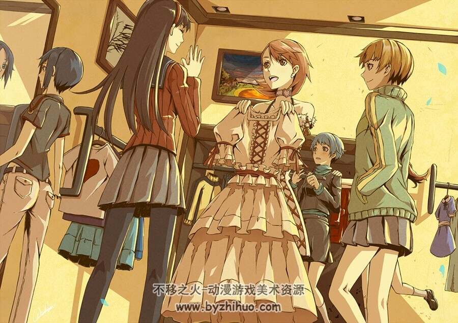 画师ようづき 葉月 二次元插画作品 百度网盘下载