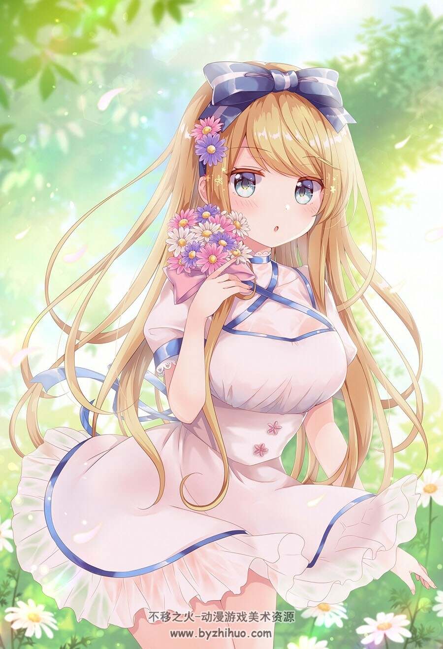 画师 胡麻乃りお Gomano Lio 二次元角色插画图包 百度网盘下载
