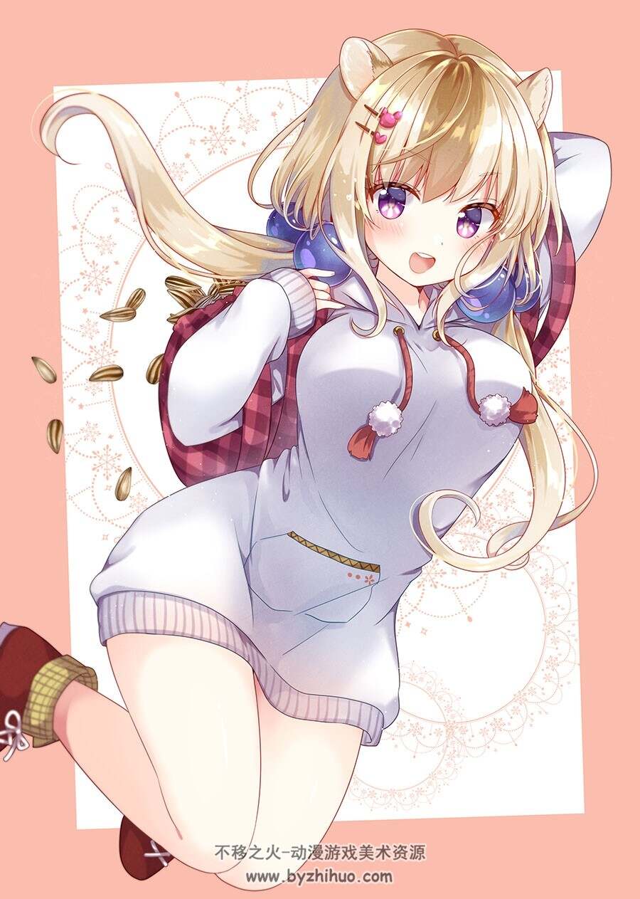 画师 胡麻乃りお Gomano Lio 二次元角色插画图包 百度网盘下载