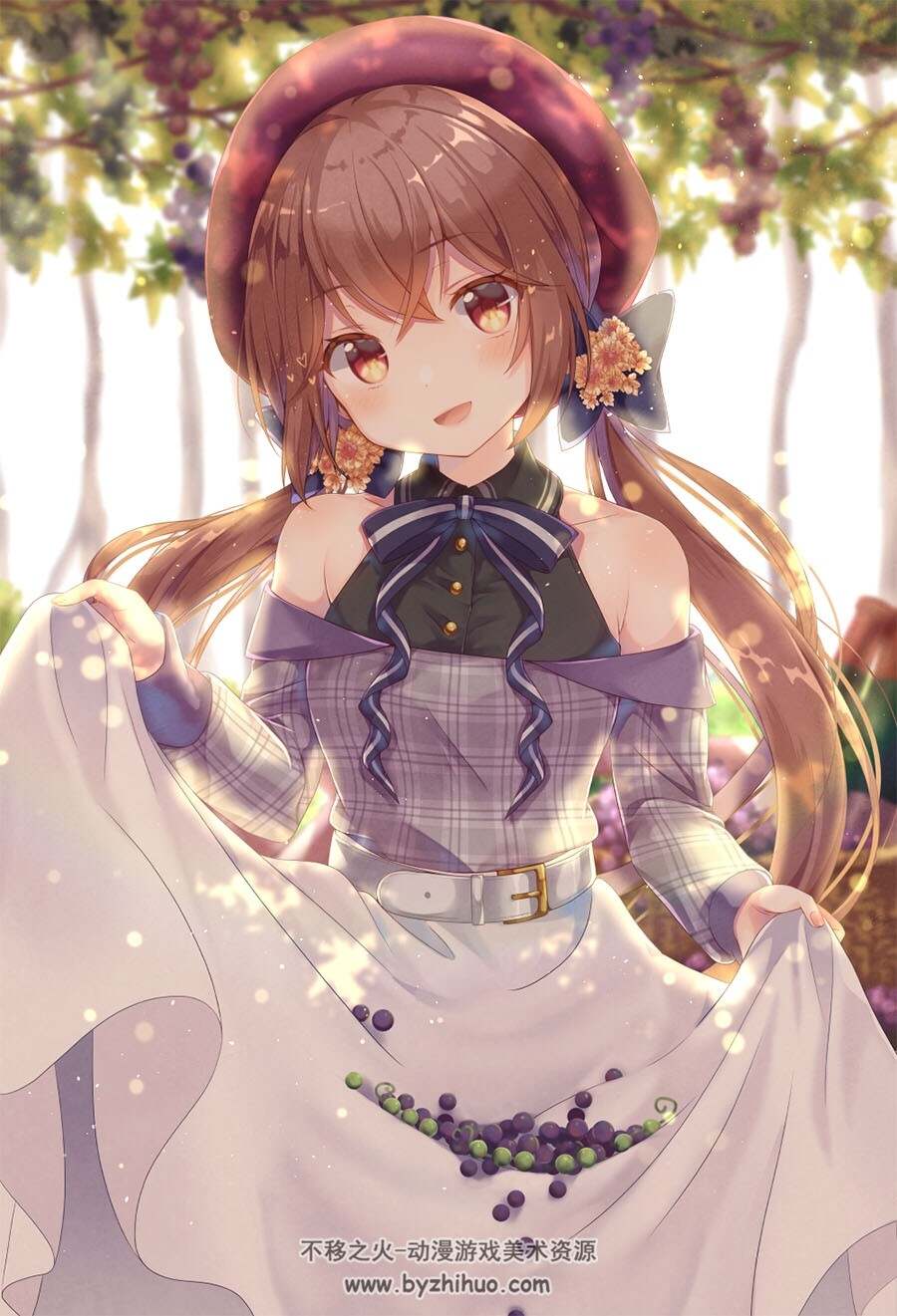 画师 胡麻乃りお Gomano Lio 二次元角色插画图包 百度网盘下载