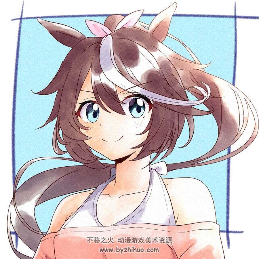 赛马娘 Pretty Derby 角色东海帝王插画图包 百度网盘下载