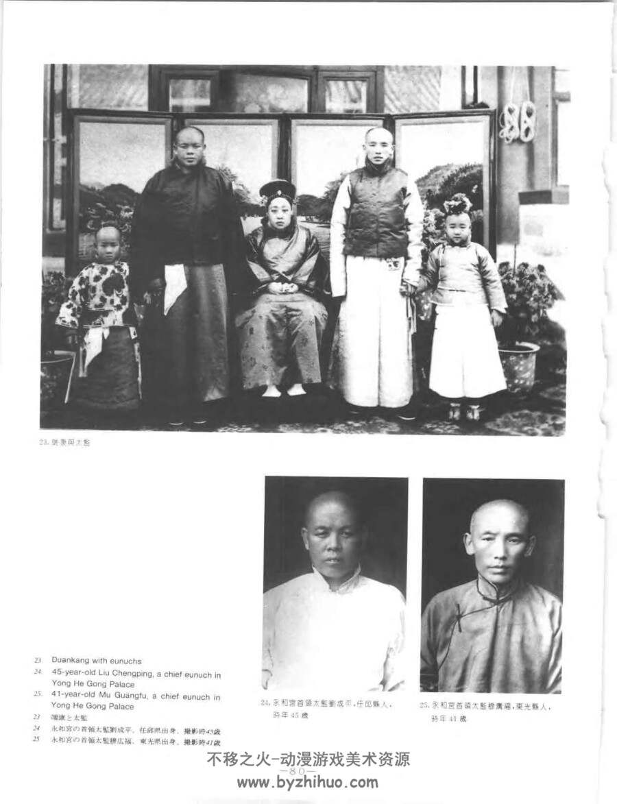故宫人物照片 人物服饰参考 百度网盘下载