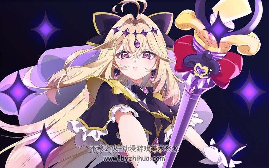 名侦探光之美少女！角色森亚露露卡 插画图包 百度网盘下载