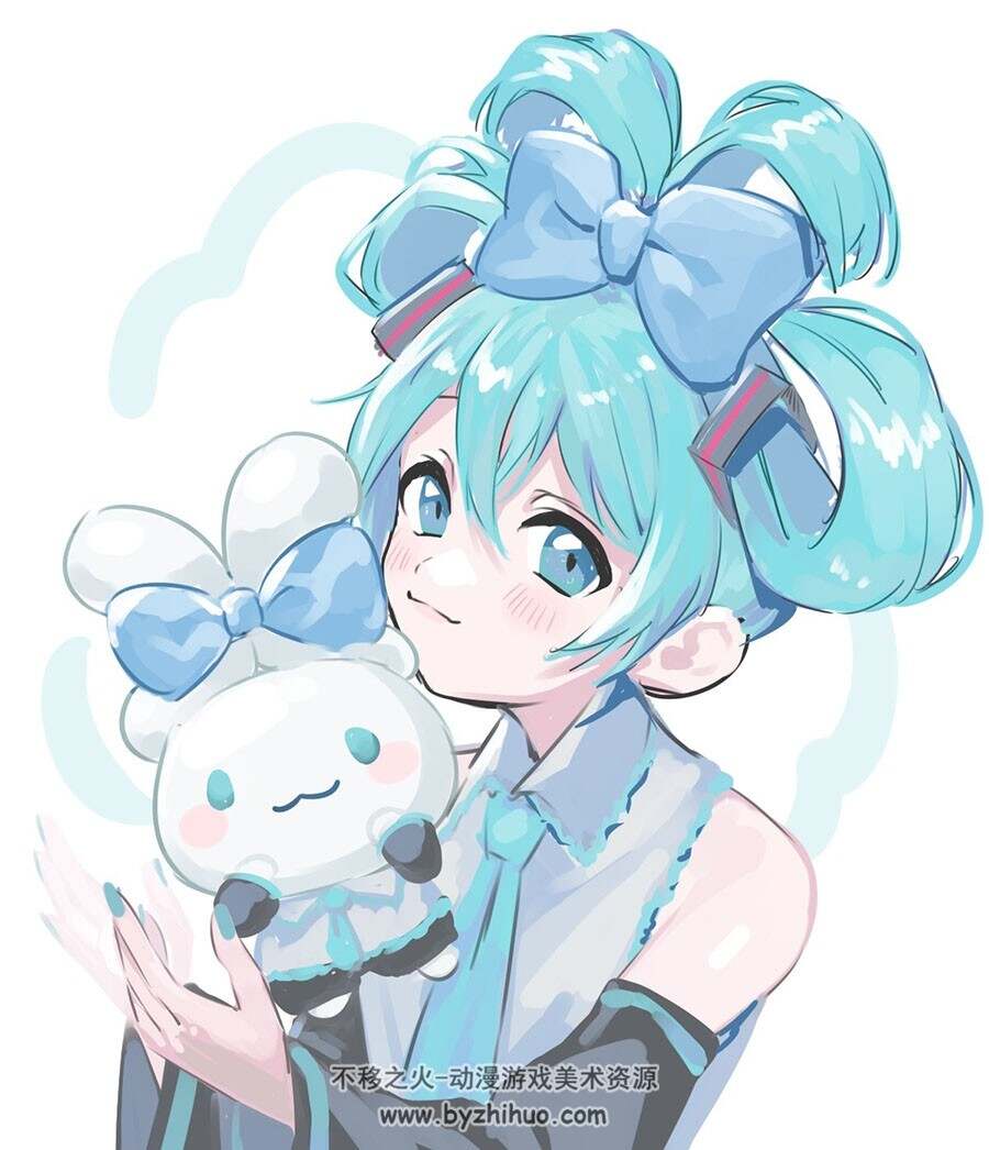 玉桂葱 VOCALOID系列角色插画图包 百度网盘下载