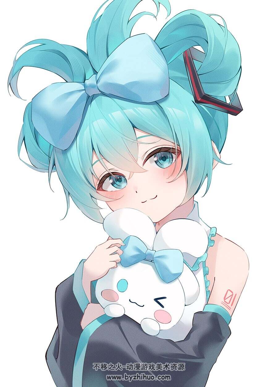玉桂葱 VOCALOID系列角色插画图包 百度网盘下载
