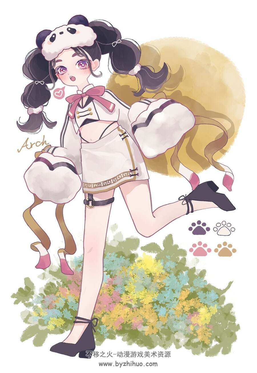 画师瀬戸崎てん 清新插画壁纸图包 百度网盘下载
