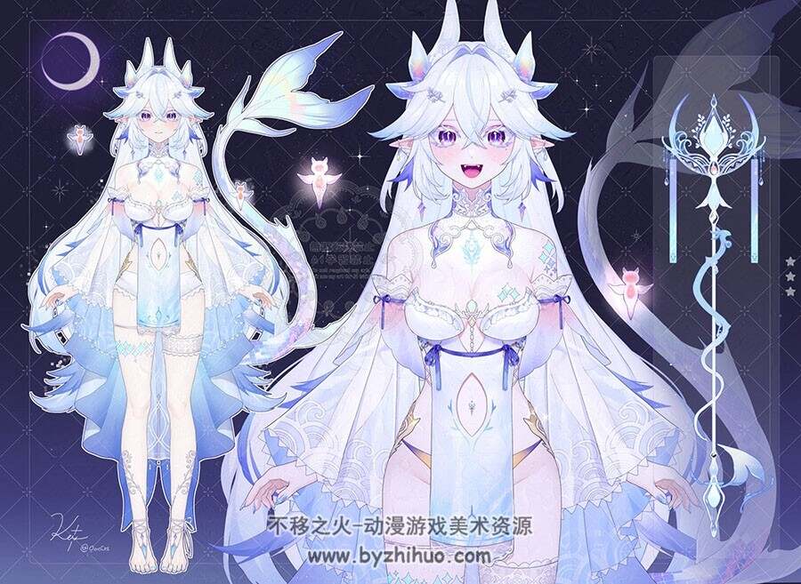 日本画师クリス 动漫角色插画图包 百度网盘下载