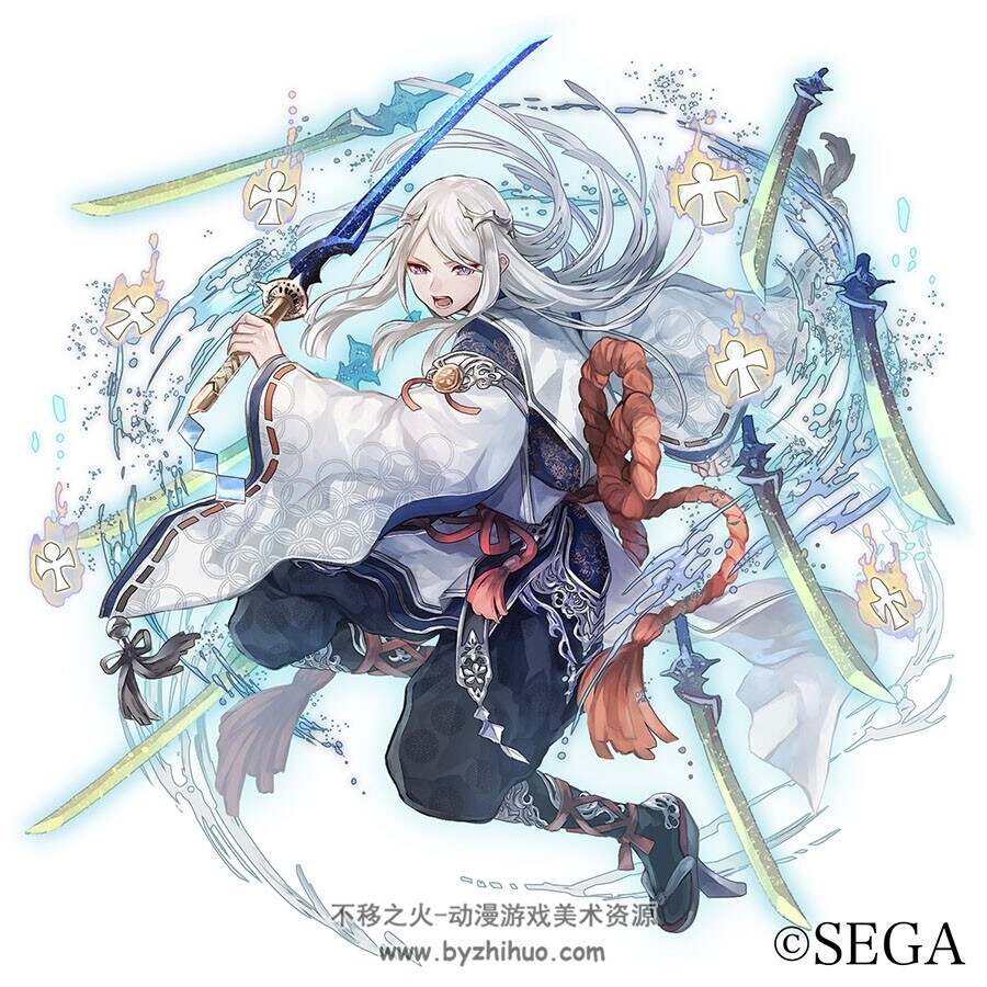 日本画师クリス 动漫角色插画图包 百度网盘下载