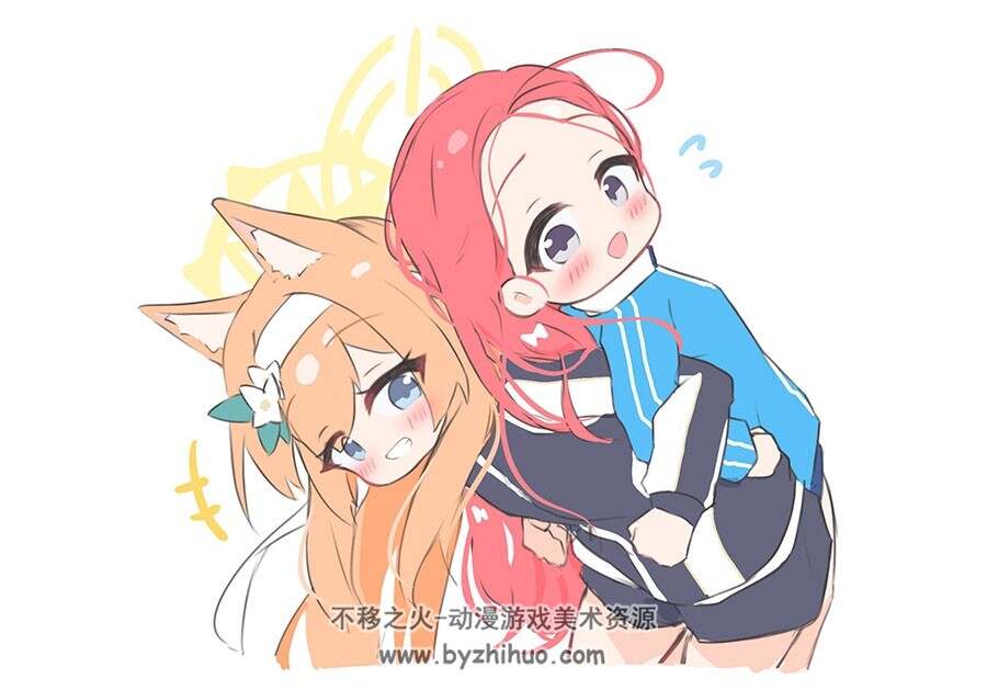 画师かるぱ Q版插画同人作品图包 百度网盘下载