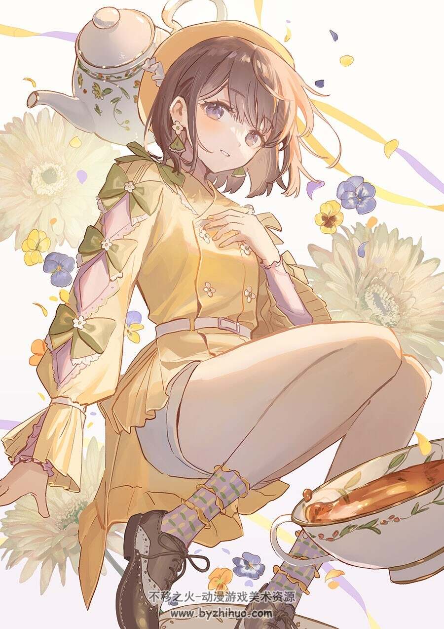 画师おゆゆ 日系风格插画图包 百度网盘下载
