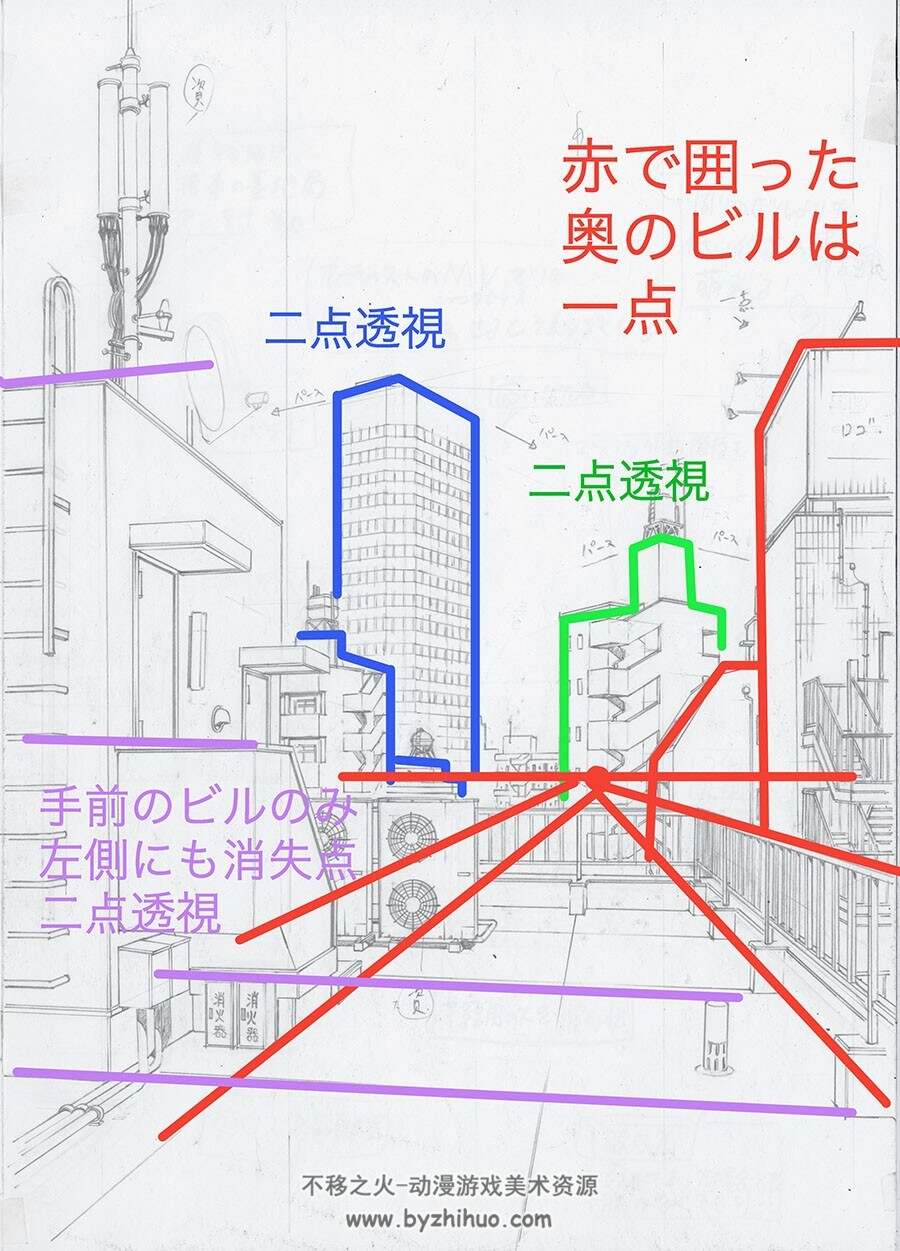 画师MAEDAX前田耕作 背景教学素材图包 百度网盘下载