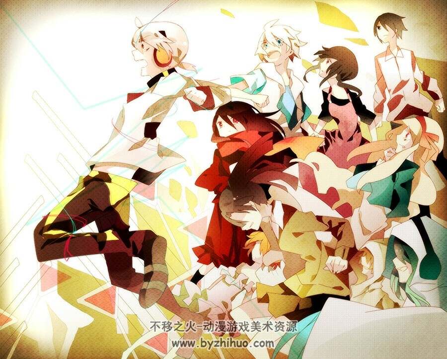 画师おむたつ 治愈风插画作品图包 百度网盘下载