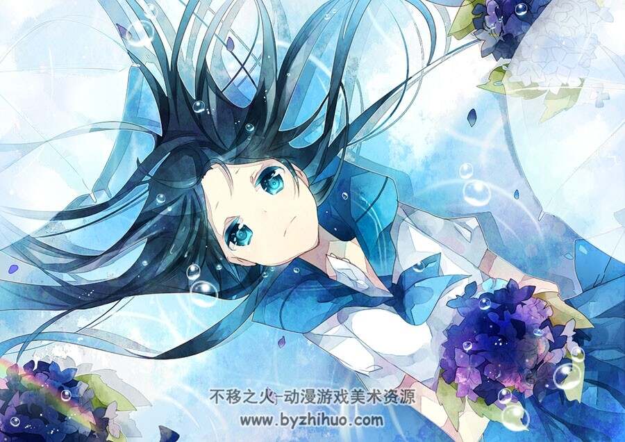 画师おむたつ 治愈风插画作品图包 百度网盘下载